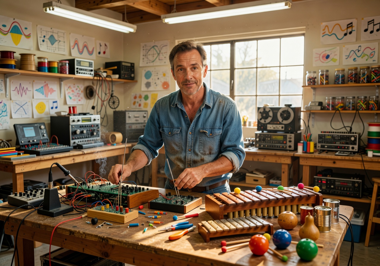 Dario Wells, music and sound facilitator at FunTinkerRipple